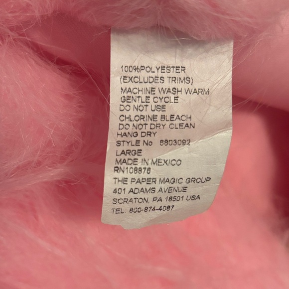 Cozy Pink Faux Fur Kids Coat - Picture 7 of 10